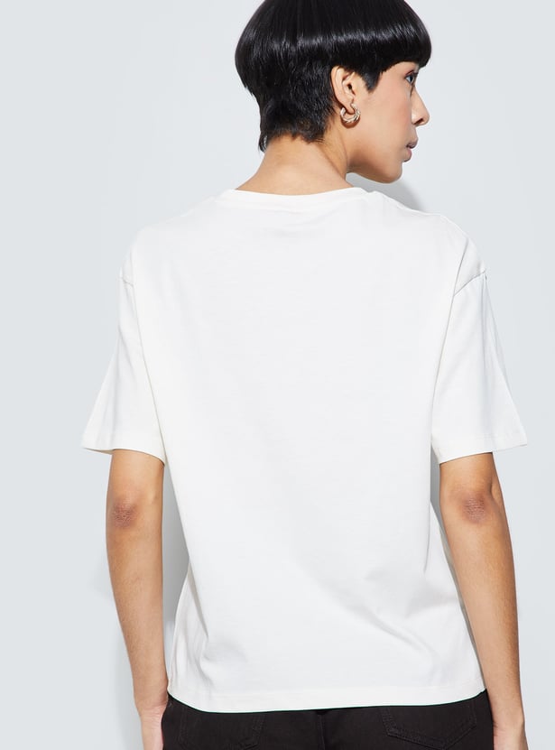 FAME FOREVER Graphic Print T-shirt