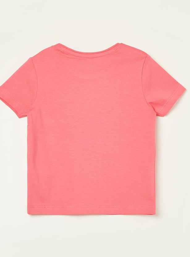 FAME FOREVER Girls Graphic Print T-shirt