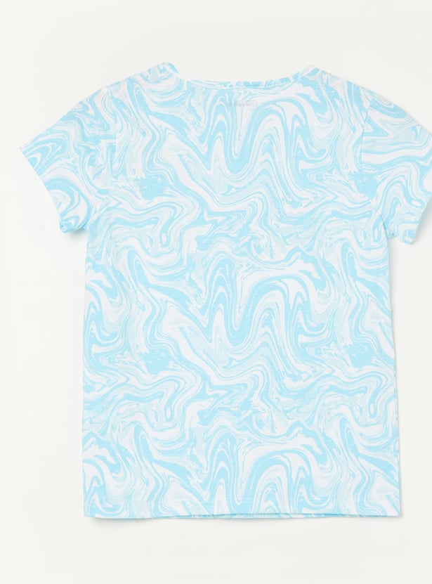 FAME FOREVER Girls Graphic Print T-shirt