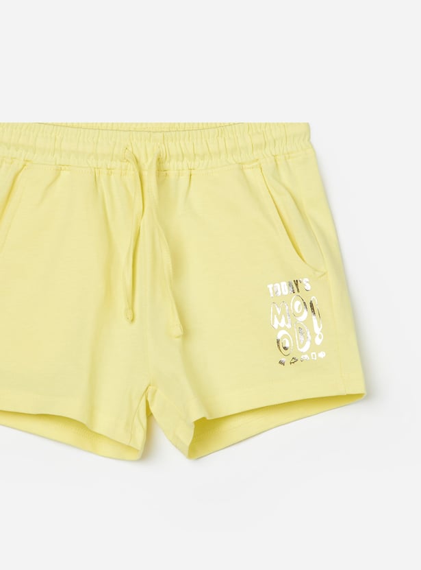 FAME FOREVER Girls Printed Shorts