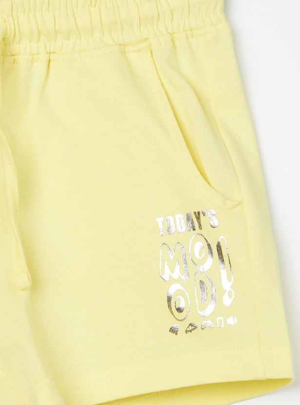 FAME FOREVER Girls Printed Shorts