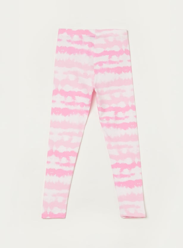 FAME FOREVER Girls Printed Slim Leggings