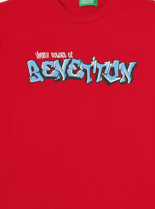 UNITED COLORS OF BENETTON Boys Graphic Print T-shirt