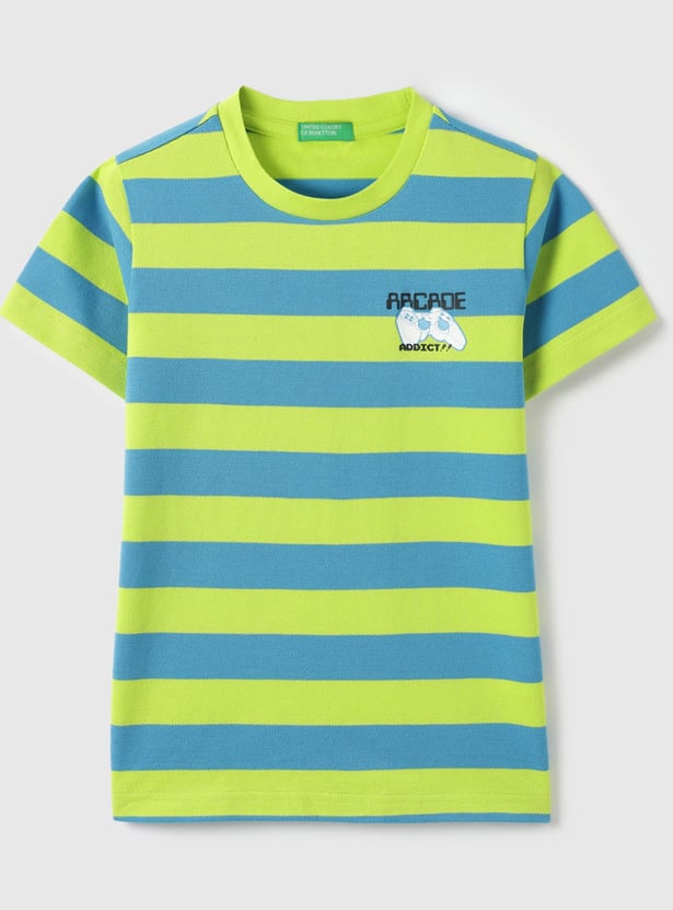 UNITED COLORS OF BENETTON Boys Striped T-shirt