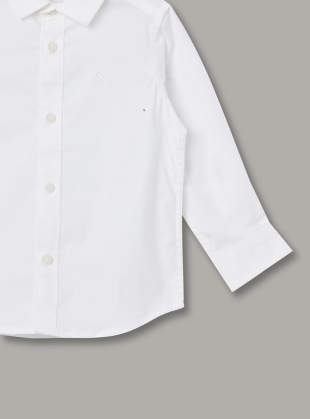 UNITED COLORS OF BENETTON Boys Solid Shirt