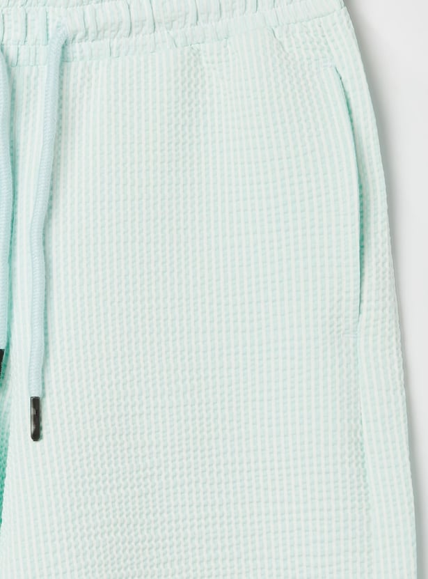 UNITED COLORS OF BENETTON Boys Striped Shorts