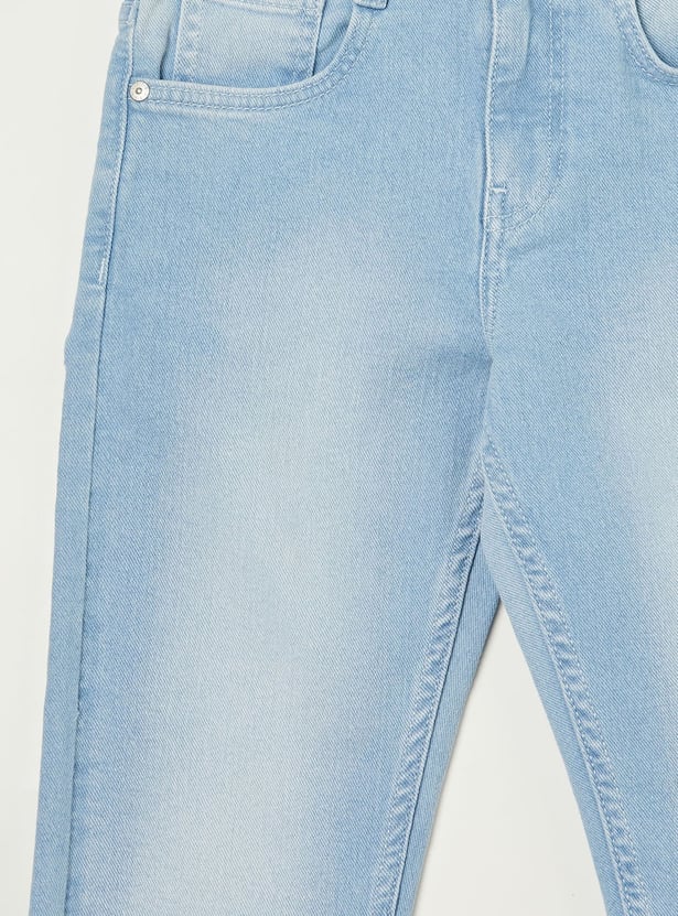 UNITED COLORS OF BENETTON Boys Washed Straight Fit Jeans