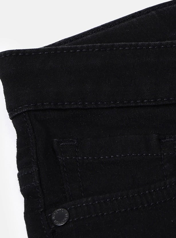 UNITED COLORS OF BENETTON Boys Solid Slim Fit Jeans