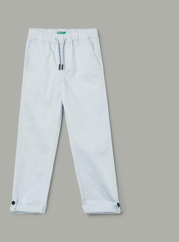 UNITED COLORS OF BENETTON Boys Solid Trousers