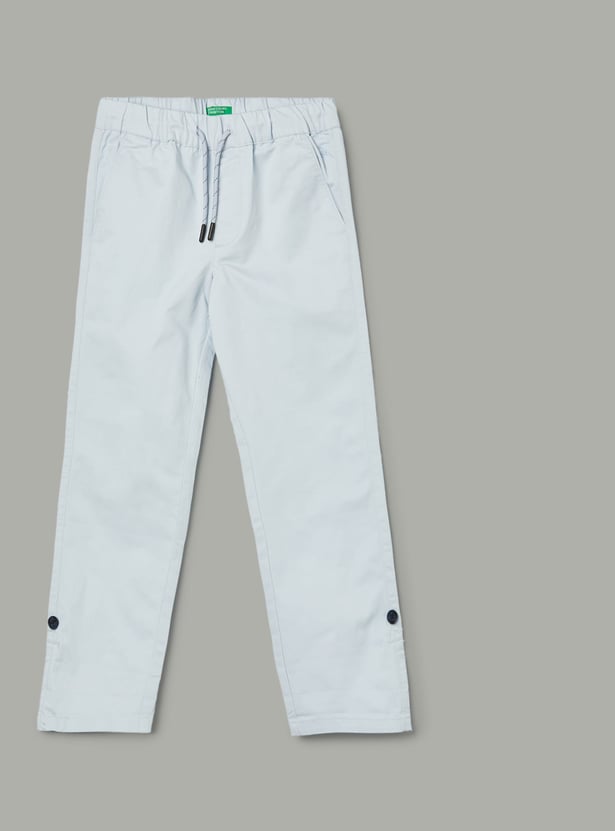 UNITED COLORS OF BENETTON Boys Solid Trousers