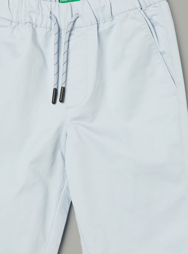 UNITED COLORS OF BENETTON Boys Solid Trousers