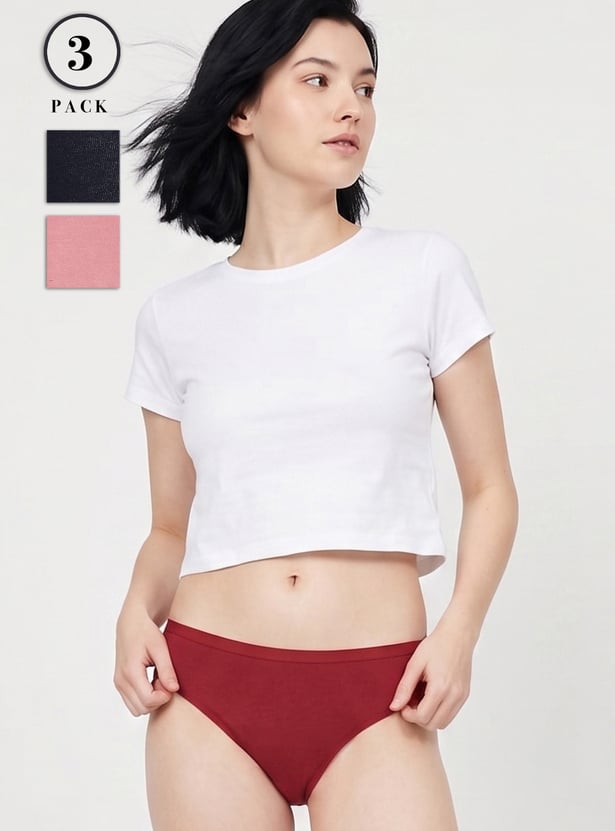 GINGER Assorted Hipster Panties - Pack 3