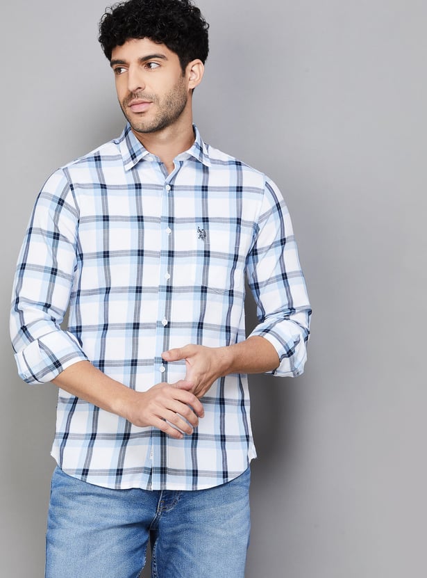 US POLO ASSN Checked Regular Fit Shirt