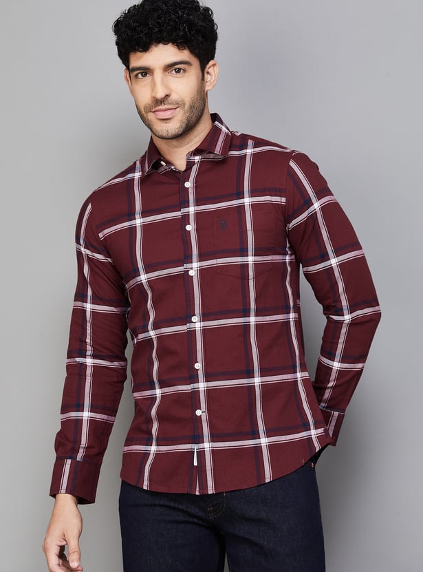US POLO ASSN Checked Regular Fit Shirt