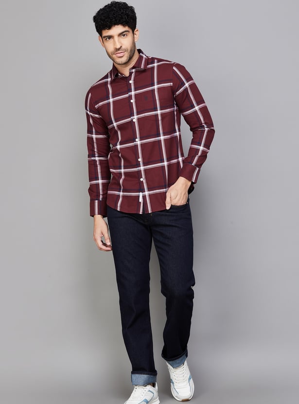 US POLO ASSN Checked Regular Fit Shirt
