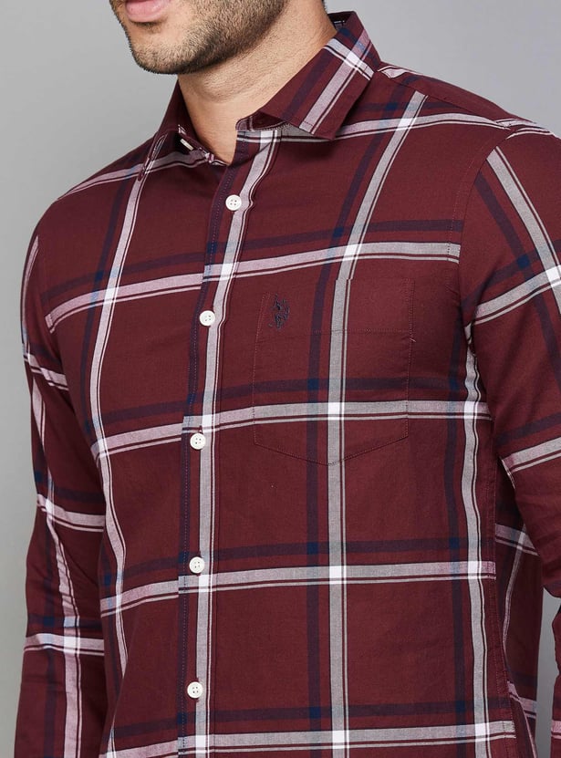 US POLO ASSN Checked Regular Fit Shirt