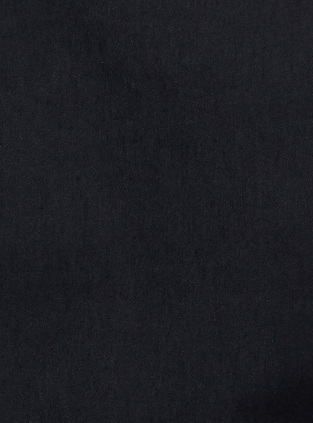 US POLO ASSN Solid Regular Fit Denim Shirt