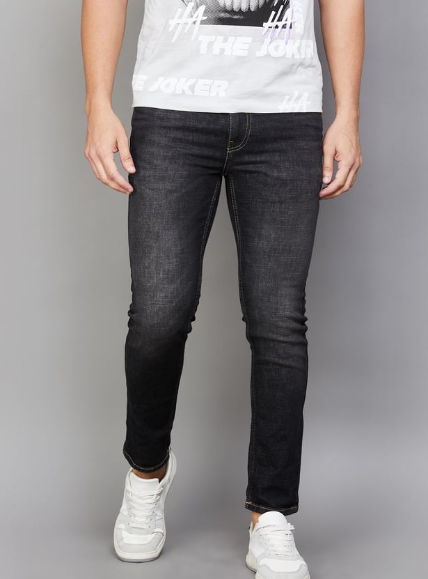 UNITED COLORS OF BENETTON Washed Slim Tapered Jeans