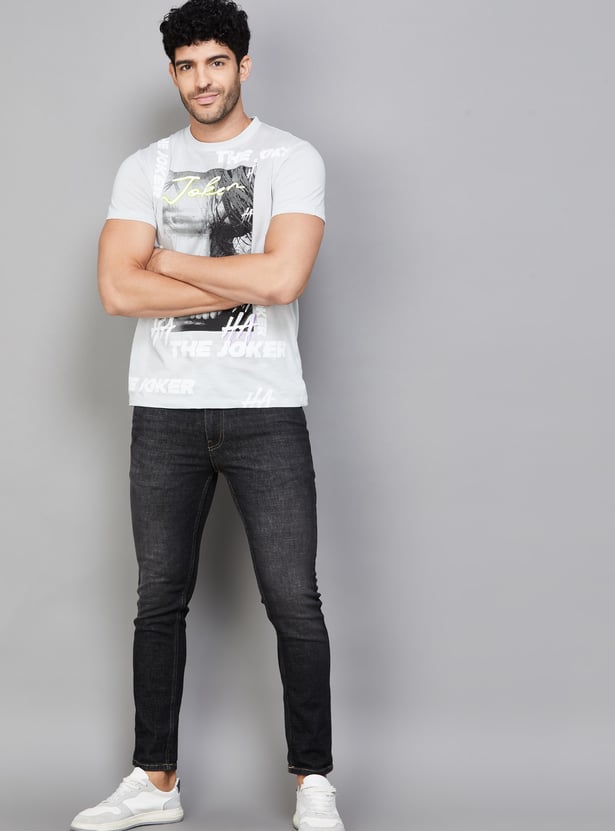 UNITED COLORS OF BENETTON Washed Slim Tapered Jeans