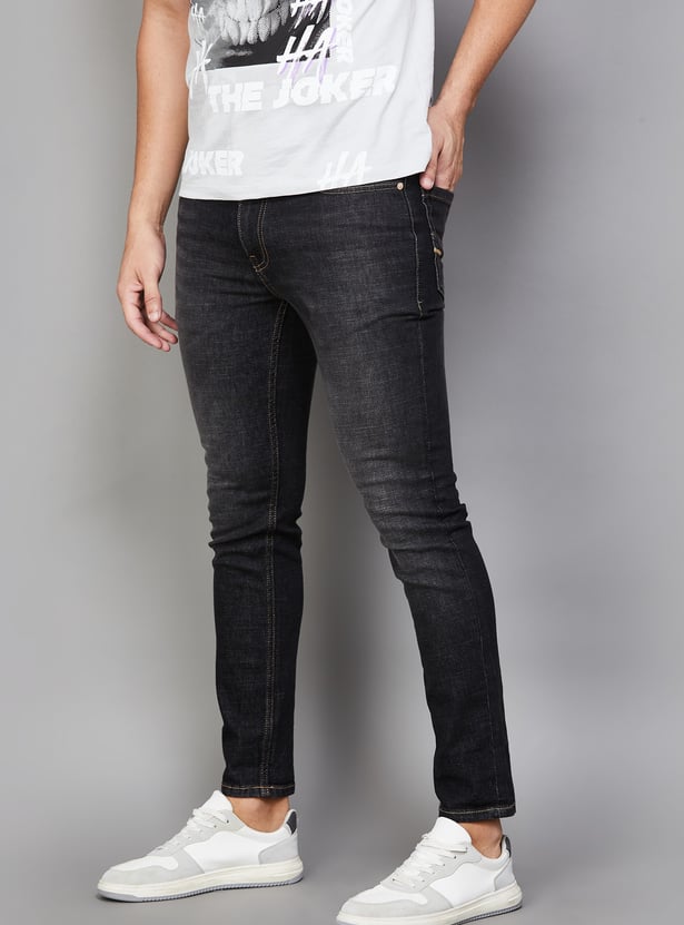 UNITED COLORS OF BENETTON Washed Slim Tapered Jeans