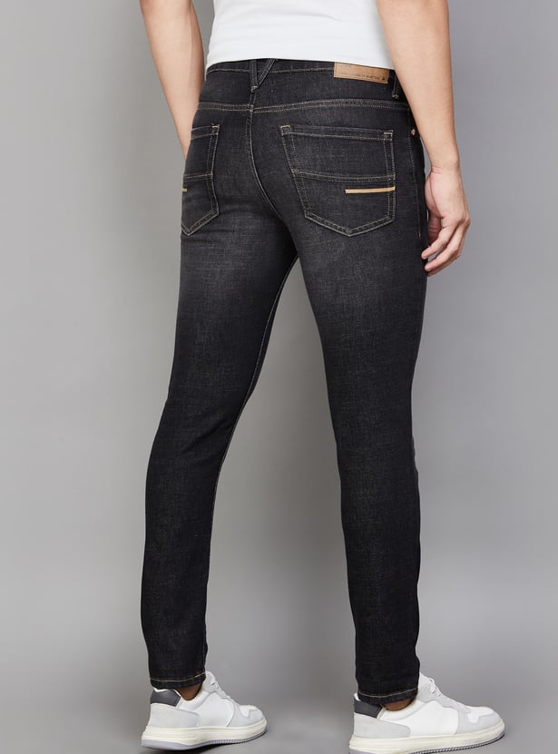 UNITED COLORS OF BENETTON Washed Slim Tapered Jeans