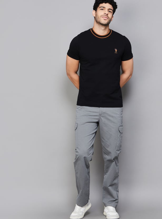 UNITED COLORS OF BENETTON Solid Slim Straight Cargos