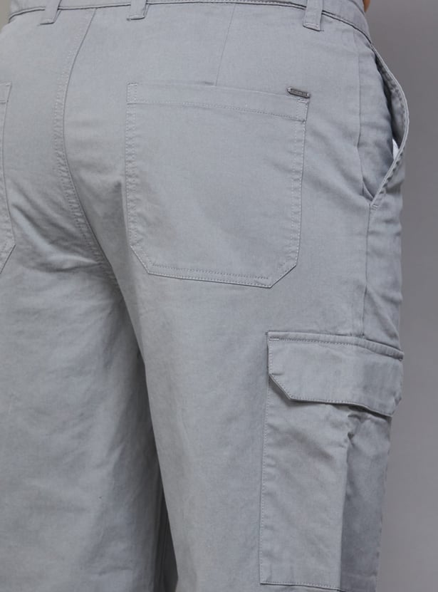 UNITED COLORS OF BENETTON Solid Slim Straight Cargos