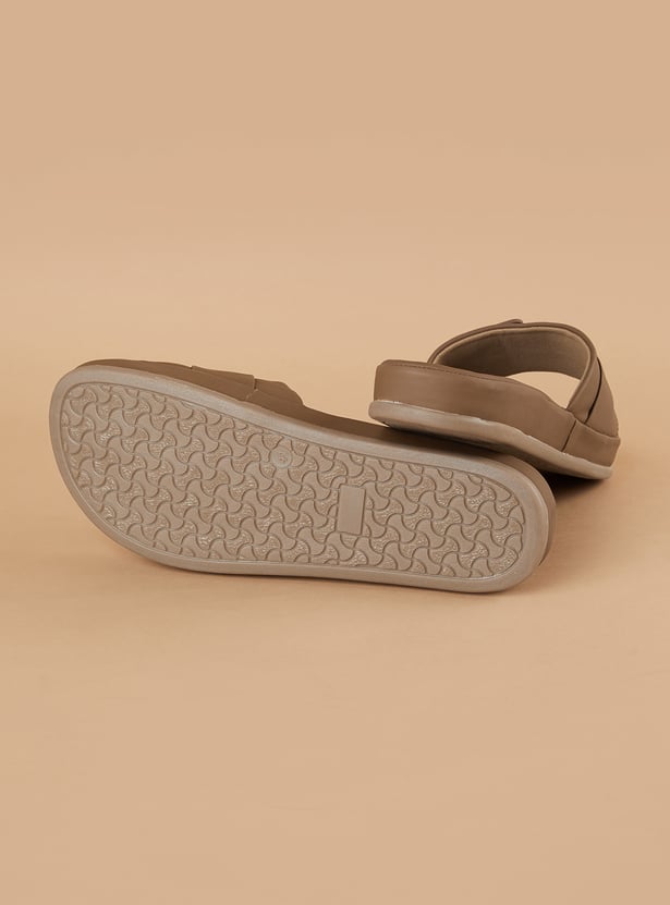 CODE Solid Flats with Buckle Detail