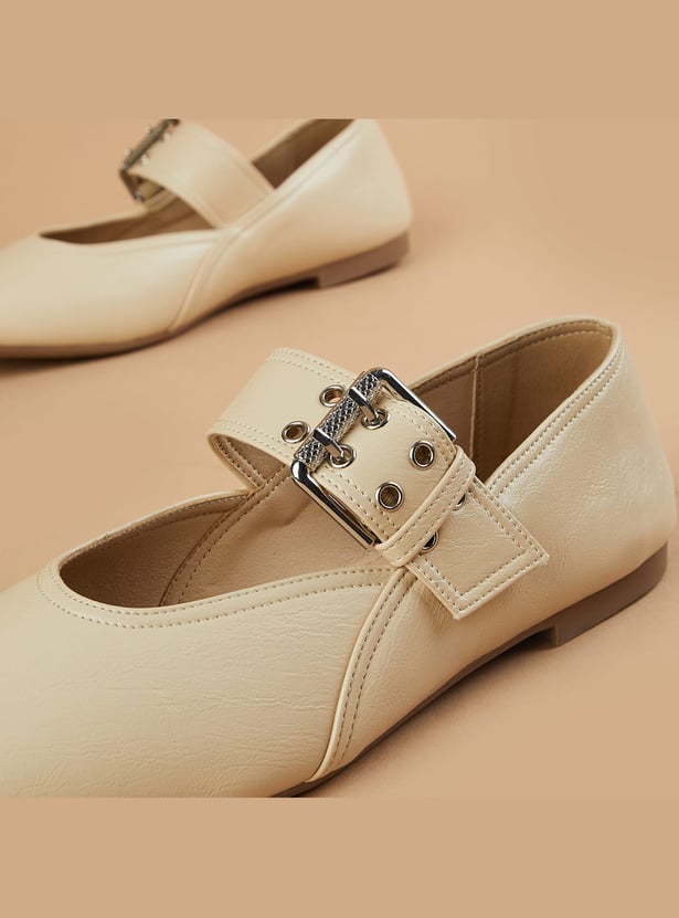 GINGER Solid Ballerinas