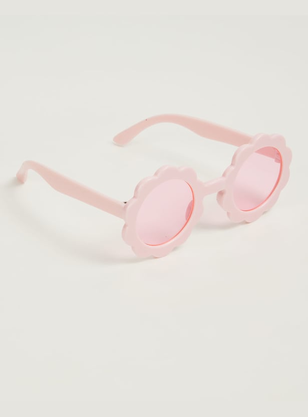 FAME FOREVER Girls Bow Alligator Hair Clips with Sunglasses - Pack of 3