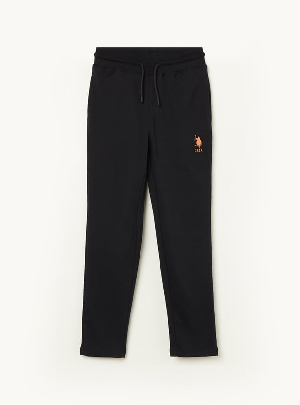 US POLO ASSN KIDS Boys Solid Track Pants