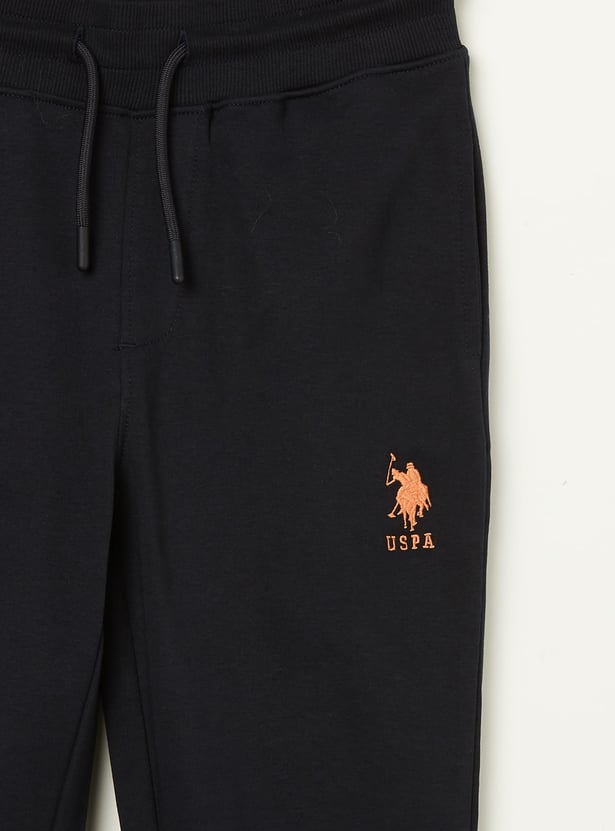US POLO ASSN KIDS Boys Solid Track Pants