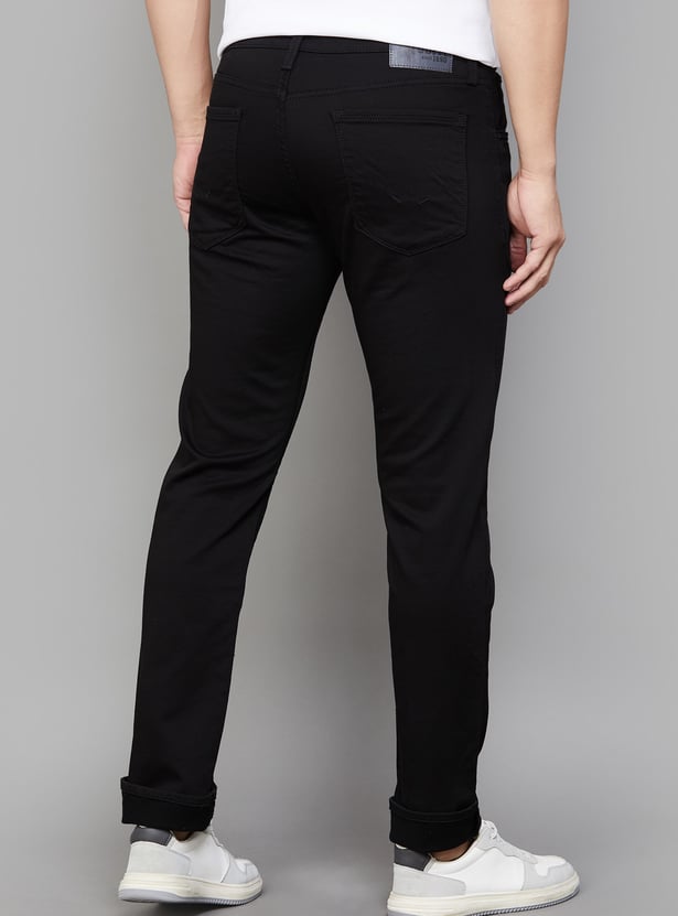 US POLO ASSN Solid Slim Tapered Jeans