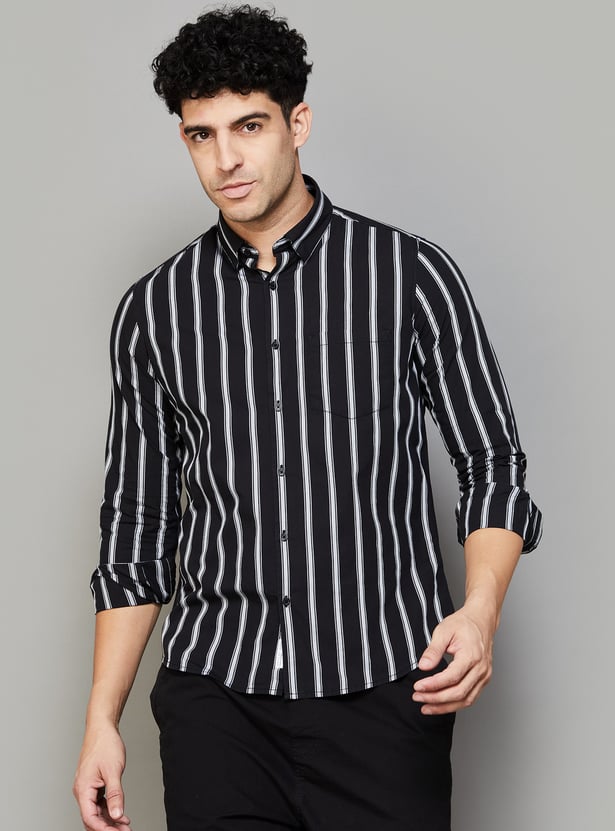 SPYKAR Striped Regular Fit Shirt