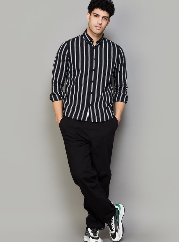 SPYKAR Striped Regular Fit Shirt