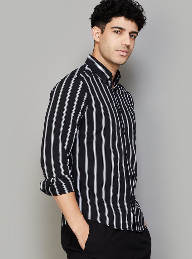 SPYKAR Striped Regular Fit Shirt
