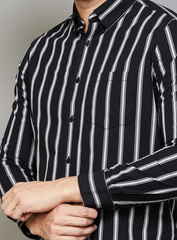 SPYKAR Striped Regular Fit Shirt