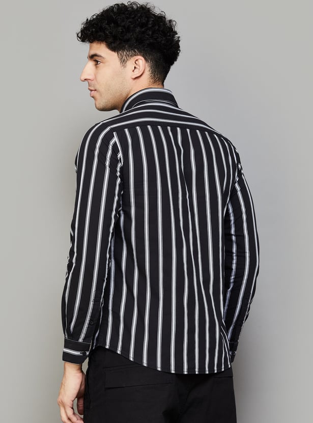 SPYKAR Striped Regular Fit Shirt