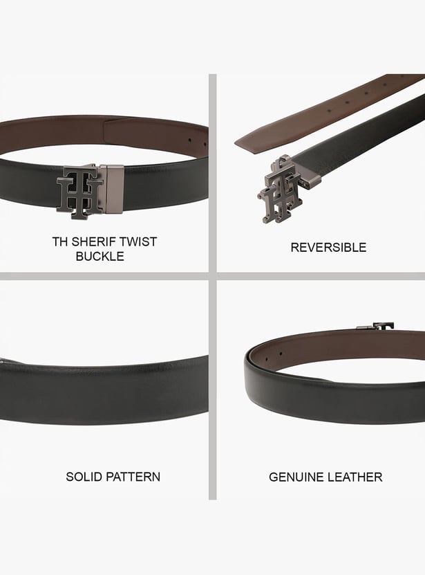 TOMMY HILFIGER Solid Reversible Formal Belt