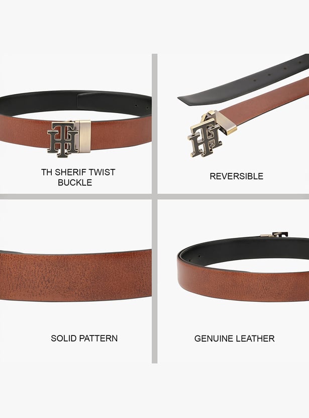 TOMMY HILFIGER Solid Reversible Formal Belt