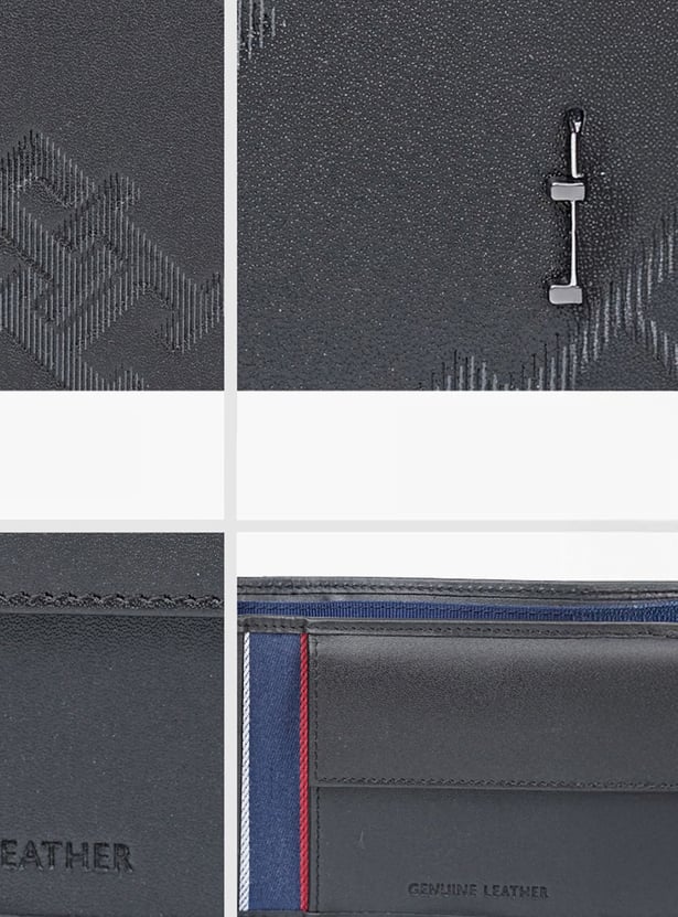 TOMMY HILFIGER Embossed Bi-Fold Wallet
