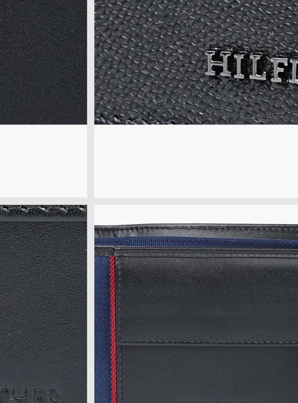TOMMY HILFIGER Textured Bi-Fold Wallet