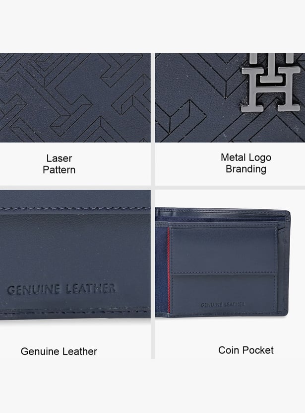 TOMMY HILFIGER Laser Pattern Bi-Fold Wallet