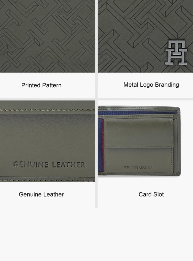 TOMMY HILFIGER Laser Pattern Bi-Fold Wallet