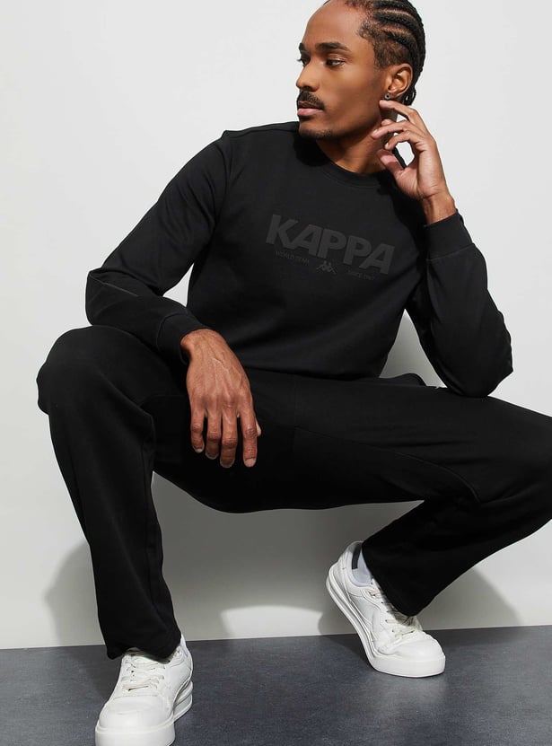 KAPPA Brand Print Sweatshirt
