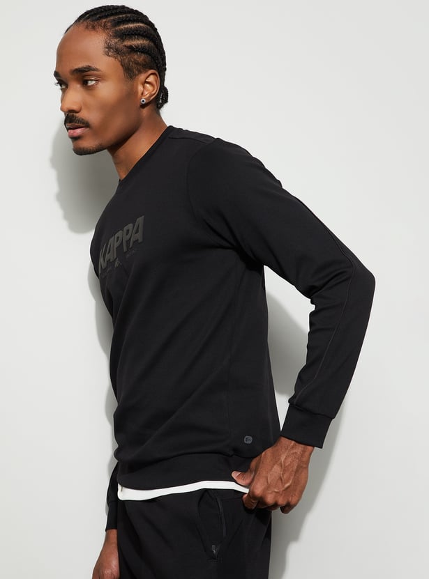 KAPPA Brand Print Sweatshirt