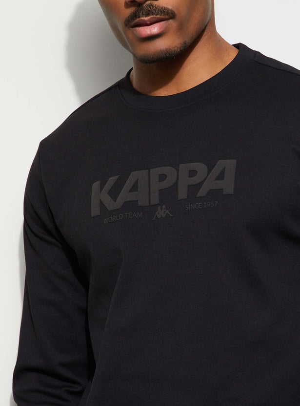 KAPPA Brand Print Sweatshirt