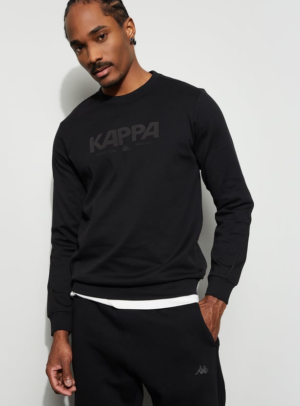 KAPPA Brand Print Sweatshirt