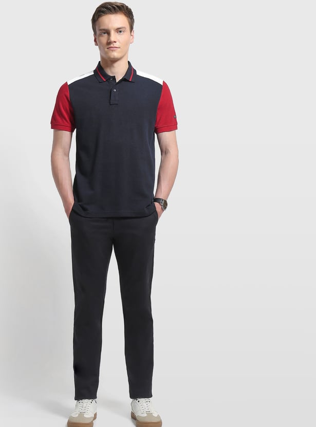 ARROW SPORT Colourblock Polo T-shirt