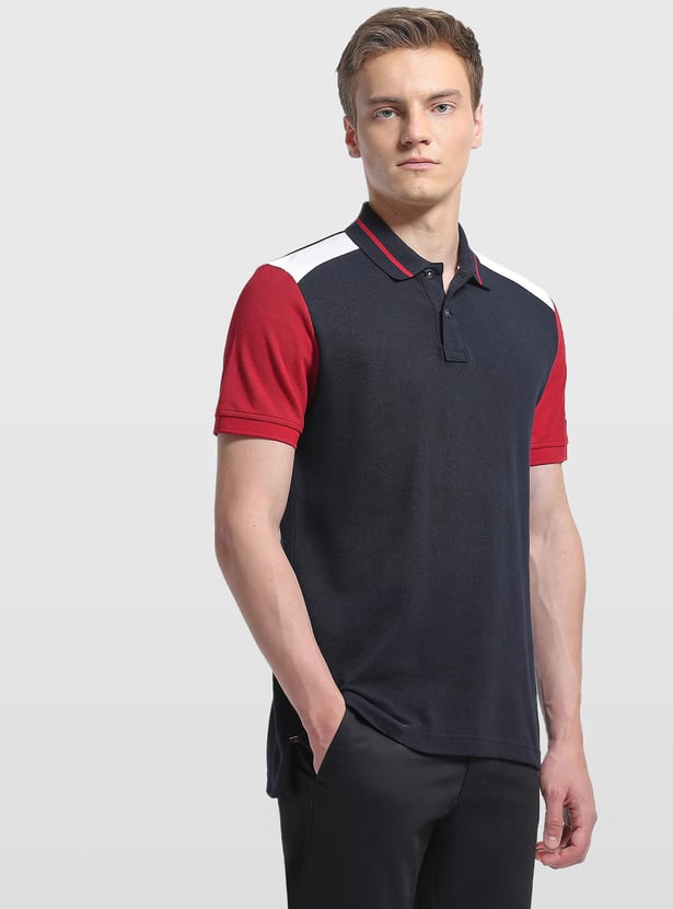 ARROW SPORT Colourblock Polo T-shirt
